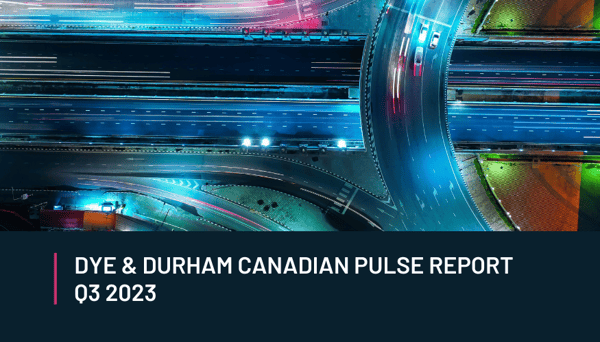 Dye & Durham Canadian Pulse Report for Q3 cover photo